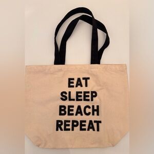 Fallon & Royce Eat Sleep Beach Repeat Tote Bag